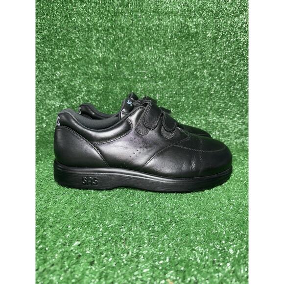 SAS Me Too Tripad Triple Black Leather Walking Shoes Women’s Size 9.5 WWW (Wide) - Picture 1 of 11